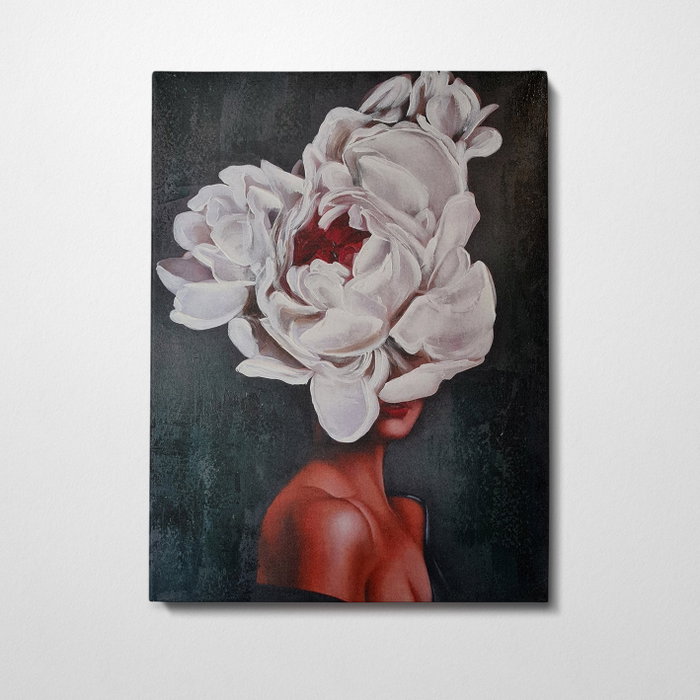 Wallity Pintura al óleo decorativa Multicolor 50 x 70 cm